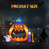 6.9ft Pumpkin Inflatable Halloween Decoration 23910280