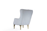 Modern Style Chair in Off White B009139098
