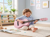 Light pink 30-inch Round Acoustic Guitar with Picks, Strings, Capo, Case, Tuner, and Strap 83838508