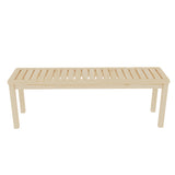 52Solid Wood Slatted Bench for Living Room, Bedroom, or Entryway Durable Natural Hardwood Finish, W773P227476