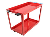 Tool Cart on Wheels, Heavy Duty Steel Utility Cart w/Lockable Wheels, 400 LBS Capacity Industrial 53703843