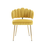 ZUN COOLMORE Accent Chair ,leisure single chair with Golden feet W1539111876