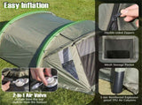 5-7 Person Inflatable Camping Tent with Screened Porch, Waterproof PU2000mm Family Cabin Tent for 26333334