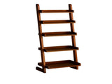 5-Tier Ladder Bookshelf with Open Shelves, Antique Oak B016P356094