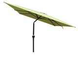 6 x 9ft Patio Umbrella Outdoor Waterproof Umbrella with Crank and Push Button Tilt without flap for 77971072