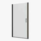 1 3/8" adjustment,universal pivot shower door, open outside, with 1/4" tempered glass finish 3472 W2122131052