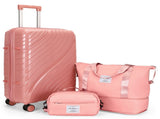 Luggage Sets 3 Piece, PP Luggage Set, Suitcases with Wheels, Hardside Hard Shell Travel Luggage with 91491317