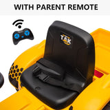 ZUN 12V Kids Ride on Tractor Electric Excavator Battery Powered Motorized Car for Kids Ages 3-6, with , W1811P154759