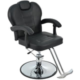 Classic Reclining barber Chair Salon Chair for Hair Stylist with Heavy Duty Hydraulic Pump, 360&deg 19137300