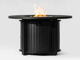 32" Propane Gas Fire Pit Table, 50000 BTU Round Steel Fire Pit for Outside Patio Deck Garden 60018684
