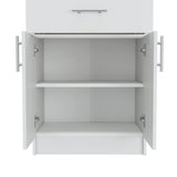 Oxford Pantry Cabinet, One Drawer, One Double Door Cabinet With Two Shelves B128P148780
