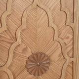 Carved Flower Door Large Storage Cabinet With Metal Handle Suitable For Living Room, Kitchen, W1445P164167