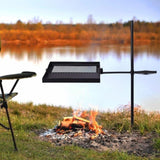 Folding Swivel Campfire Grill, Portable Cooking Grate over Fire Pit, Lightweight Grate & Camp Fire 83953992