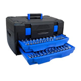 ZUN Black Hand Tool Box with Toolset 266Pcs W1102P163240