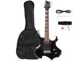 Flame Electric Guitar HSH Pickup Shaped Electric Guitar Pack Strap Picks Shake Cable Wrench Tool 32867215