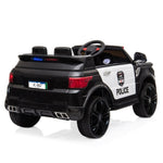 ZUN 12V Kids Police Ride On Car Electric Cars 2.4G Remote Control, LED Flashing Light, Music & Horn. 80051466