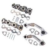 Set of 2 Manifolds with Up Pipes Left Right Fit for GM 6.6L Duramax Diesel 2001-2016 22725778