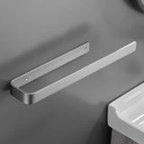 Towel Ring Gun Grey, Bath Hand Towel Square Thicken Space Aluminum Round Towel Holder for Bathroom 49766446