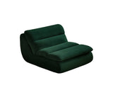 Modern Compressed Lounge Chair with Ottoman, Cozy Corduroy Recliner for Small Spaces, Living Room, W1036P251819