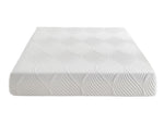 ZUN 10-inch California King Size Bed Mattress Gel-Infused Memory Foam Mattress, Firm, White, Mattress in B011P212251