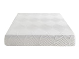 ZUN 10-inch California King Size Bed Mattress Gel-Infused Memory Foam Mattress, Firm, White, Mattress in B011P212251