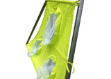 XNS052 green and blue interesting six function swingset with net swing metal plastic safe swing set W1711105122
