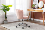 ZUN COOLMORE Swivel Shell Chair for Living Room/Bed Room, Modern Leisure office Chair Pink W39523203