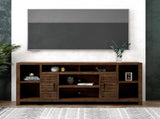 74 inch TV Stand Console for TVs up to 85 inches, No Assembly Required, Whiskey Finish B108P160189