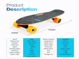 Small Electric Skateboard with Remote Control, 350W, Max 10 MPH, 7 Layers Maple E-Skateboard, load W34856855