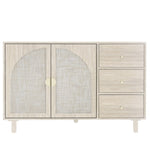 ZUN 2 Door 3 Drawer Cabinet, Suitable for Bedroom, Living Room, Study W688134397