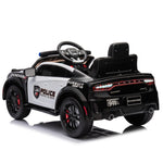 ZUN Licensed Dodge Charger,12v Kids ride on police car W/Parents Remote Control,anti-collision W1396112832