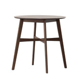 Wood Counter Height Round Dining Table, Brown, 35.4"D x 35.4"W x 36"H 58913.00WNT