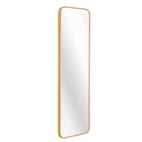 ZUN Gold 47 x 14IN Door mirror W2203P182156