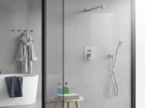 Male NPT Brushed Nickel Shower System, Shower Faucet Set for Bathroom Shower Fixtures with 10 Inch 87854827