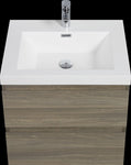 ZUN 24" Floating Bathroom Vanity with Sink, Modern Wall-Mounted Bathroom Storage Vanity Cabinet with W1573P152695