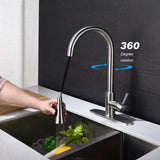 Kitchen Faucet with Pull Out Spraye W2287P183089