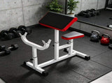 Heavy-Duty Red Vertical Leg Press Machine with Adjustable Leg, Back & Head Positions, 1" Standard 71365973