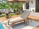 Outdoor Chaise Lounge Patio Chaise Outdoor Reclining Chair Pool Lounge Chair with N719P445623D