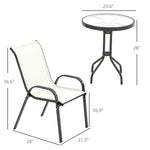 ZUN Outdoor dining table and chair 89297589