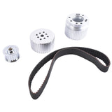 Belt Drive Pulley Kit Long Water Pump for Small Block Chevy 283 305 327 350 383 400 Engines Billet 18536536