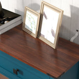 Farmhouse Style Console Table 2 Drawer and Bottom Storage Shelf for Entryway, Rustic Side Table W2557P271250