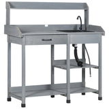 Garden Work BenchOpen Shelf Storage 38920001