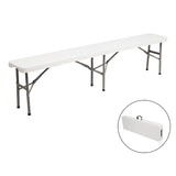 6FT Outdoor Courtyard Foldable Bench 80733827