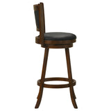 Chestnut and Black Swivel Stool B062P153505
