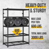 5-Tier Adjustable Metal Shelving Unit ,Heavy Duty Garage Shelving,Storage Racks,Industrial Utility 78553860
