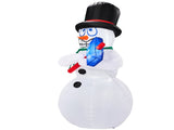 Shaking Snowman Inflatable 5.6ft, 190D Polyester Christmas Yard Decor with 3 LED Lights, US Plug 12V 78981445