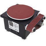 2 in 1 Mini Belt Disc Sander,Bench Grinder Small Spindle Sander Machine for Wood Metal Stone Diy W465P202885