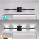 ZUN (Same as W1340P143677/L2001-B-4) Modern Minimalist Bathroom Vanity Light, LED 4 Bulb Frosted Glass W1340P206792