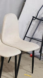 Dining Chairs Set of 4, Modern Accent Chairs with velvet Fabric Upholstered Seat, Spoon Shape W2189P228670
