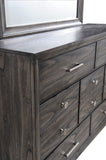 1pc Contemporary Dark Wood Grain Finish Metal Knobs Storage Drawers Dresser Wooden Gray B2741P326135